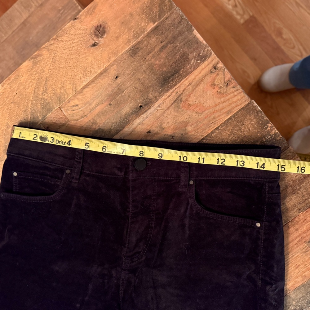 Ann Taylor black velvet pants size 2 EUC - Picture 4 of 7
